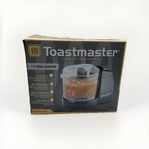 NEW Toastmaster Mini Electric Food Chopper: 1-1/2 Cup Black TM-67MC NIB